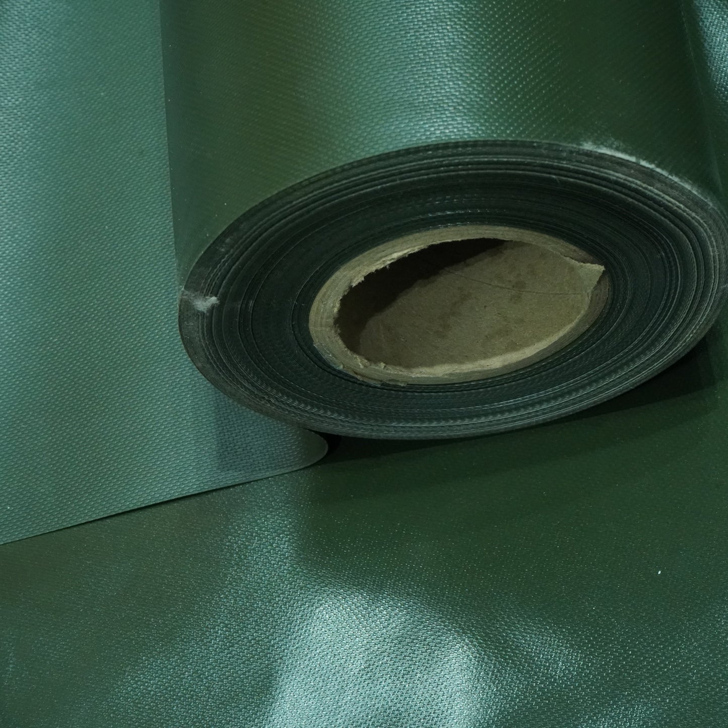 600 GSM Double Side Coated PVC Fabric Dark Green