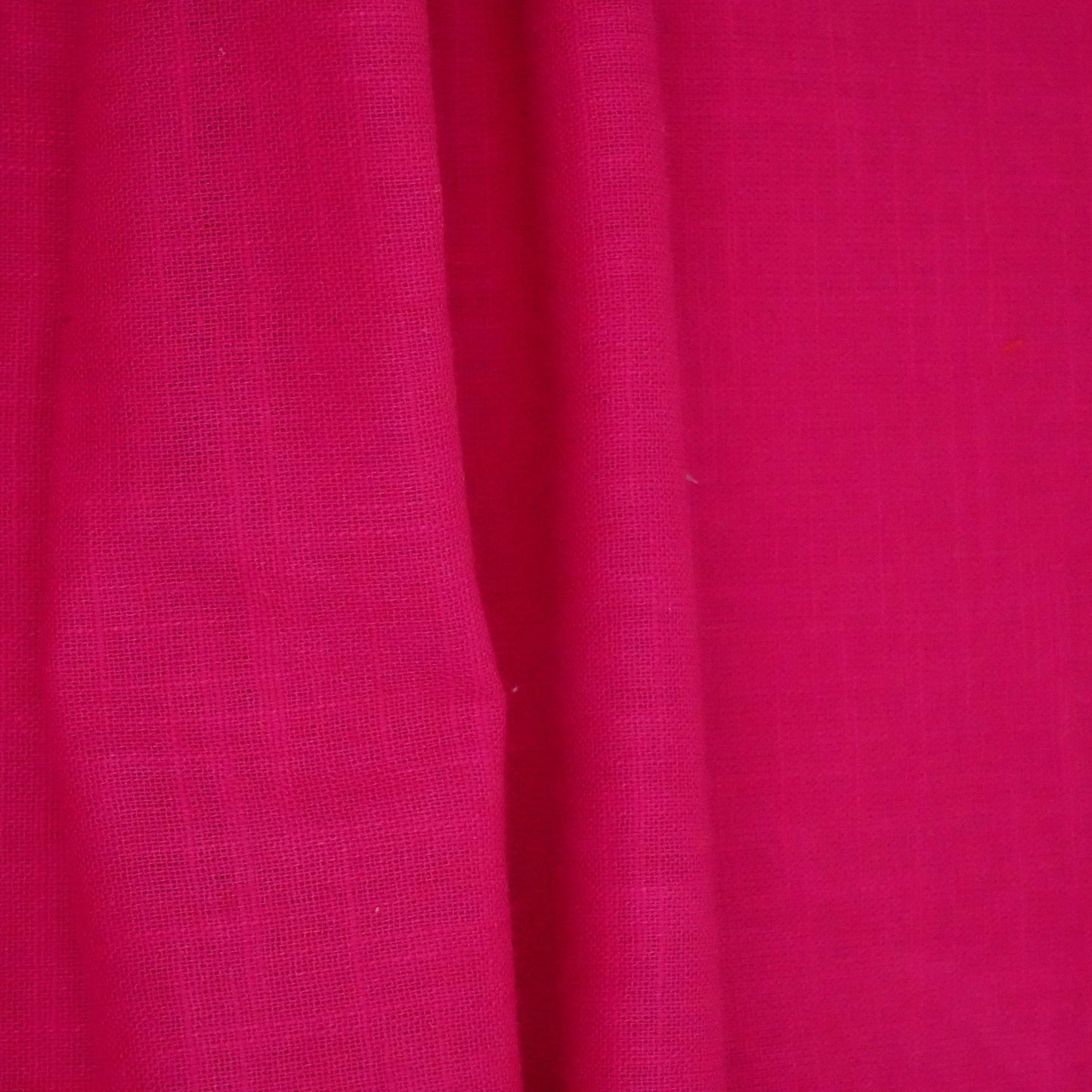 Dark Pink Solid Cotton Linen Slub Fabric SH-17226