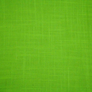 Parrot Green Solid Cotton Linen Slub Fabric SG-30363 - TradeUNO