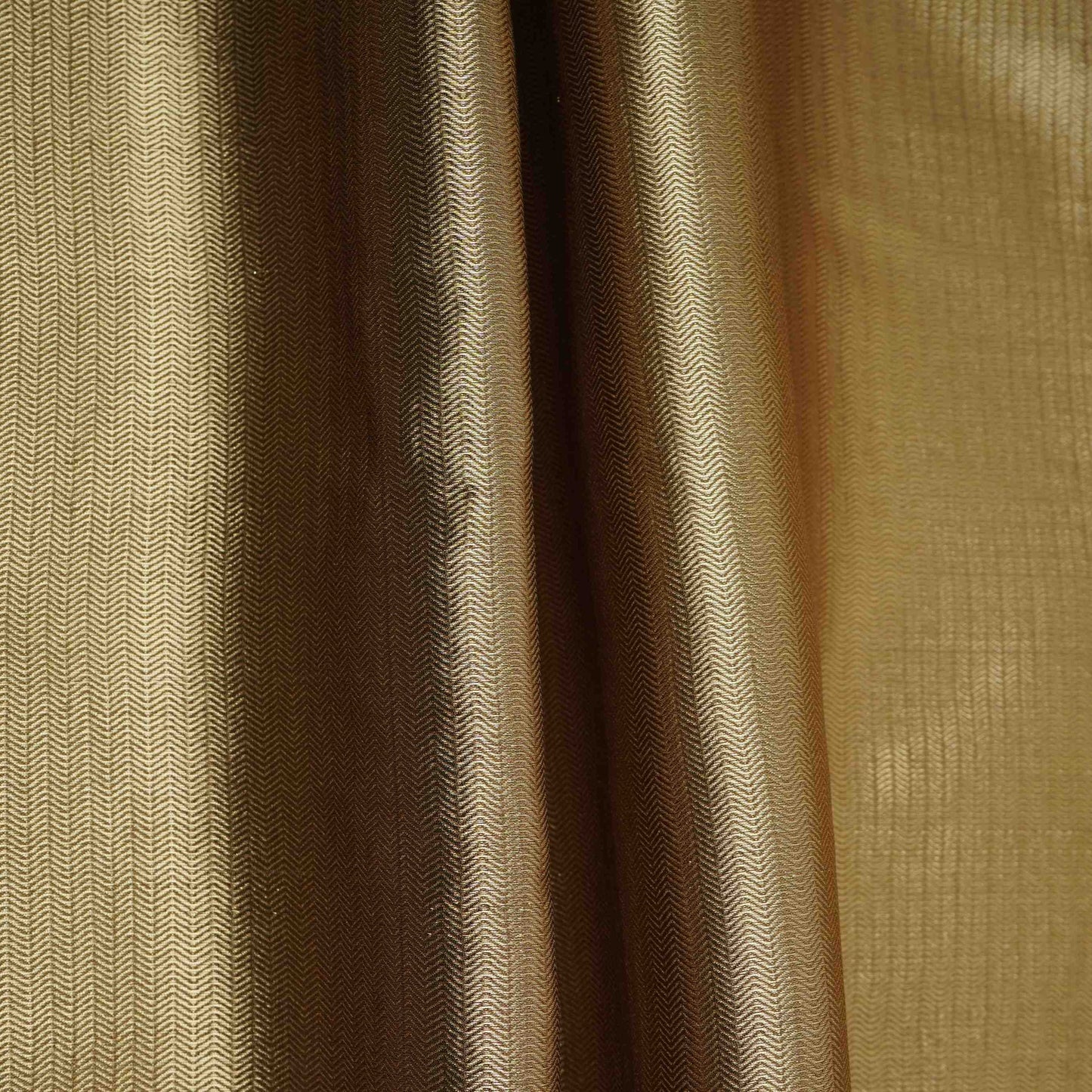 Light Bronze Chevron Weave Tissue Fabric CW-32530