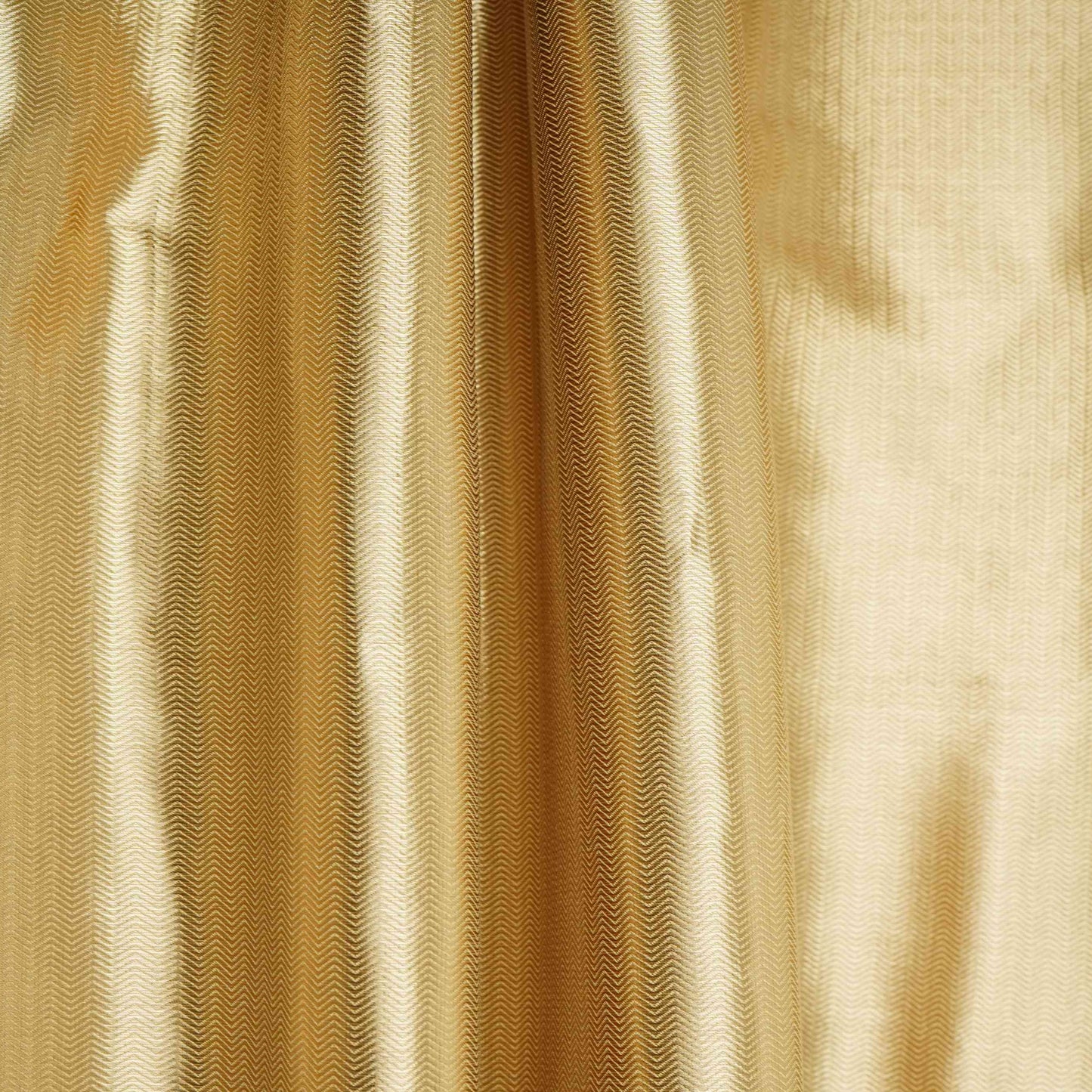 Light Gold Chevron Weave Tissue Fabric CW-32527