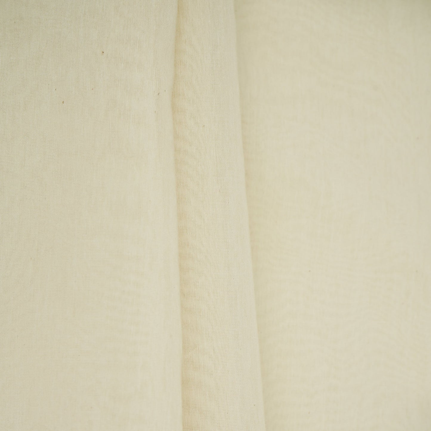 White Dyeable Border Work Chanderi Fabric CW-32507