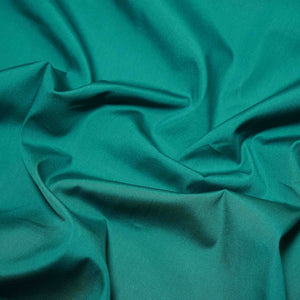 Teal Green Solid Poplin Fabric LSF-30553 - TradeUNO