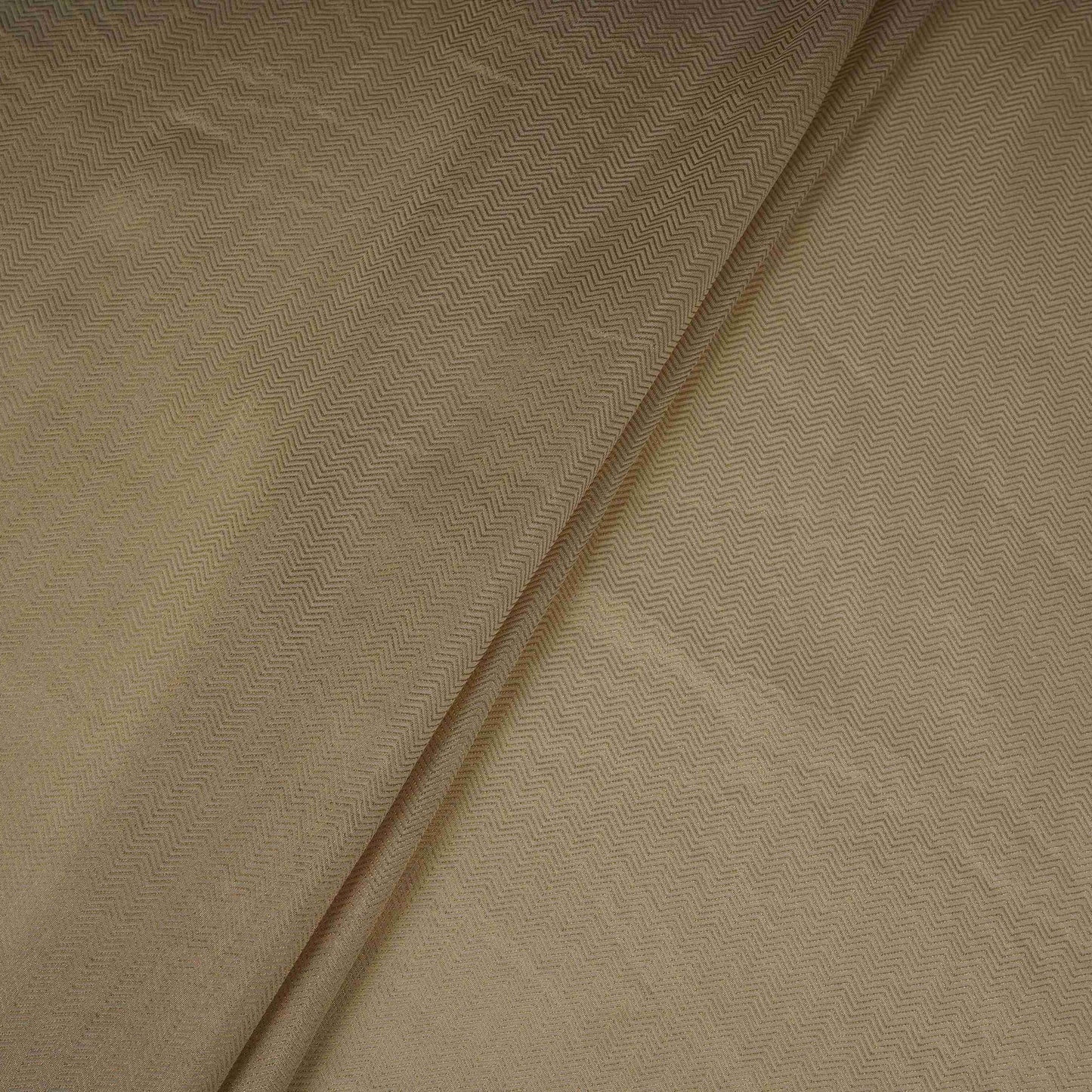 Golden Herringbone Shimmer Tissue Fabric MTI-31264 - TradeUNO