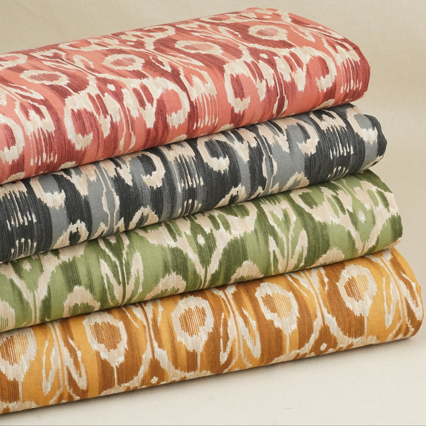 Green Ikkat Print Cotton Fabric SN-29494