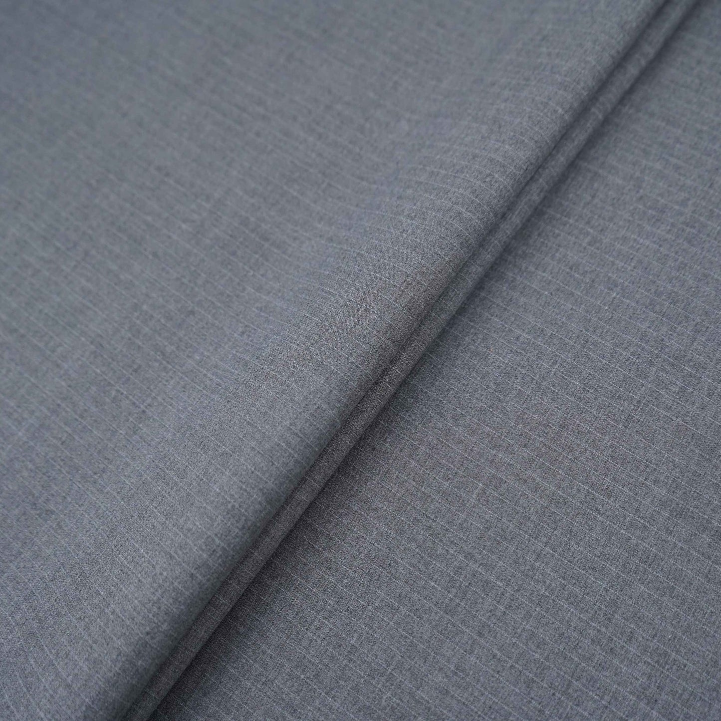 Charcoal Grey Pin Stripes Suiting Fabric ASMI-31285