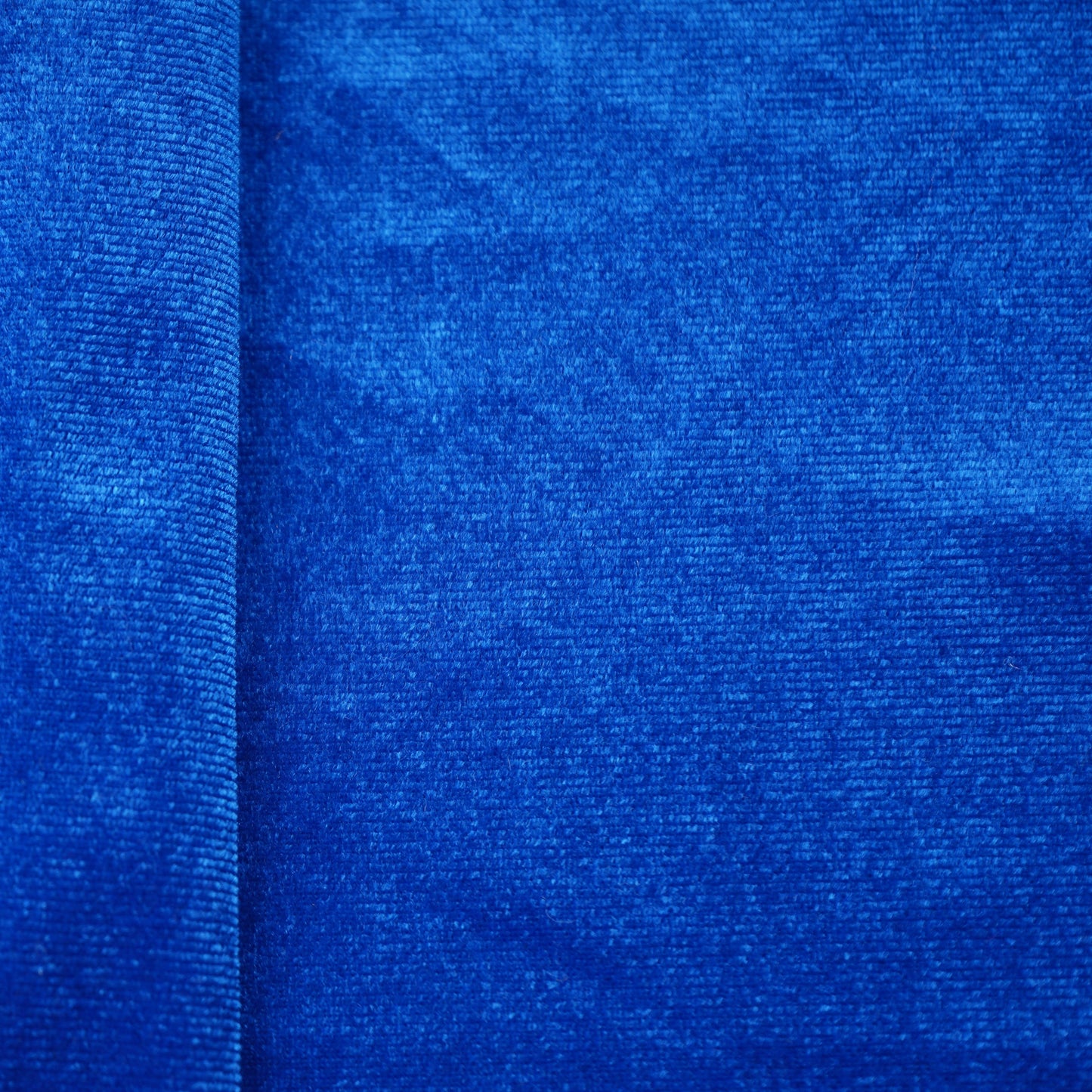 Royal Blue Velvet Silk Fabric 20389