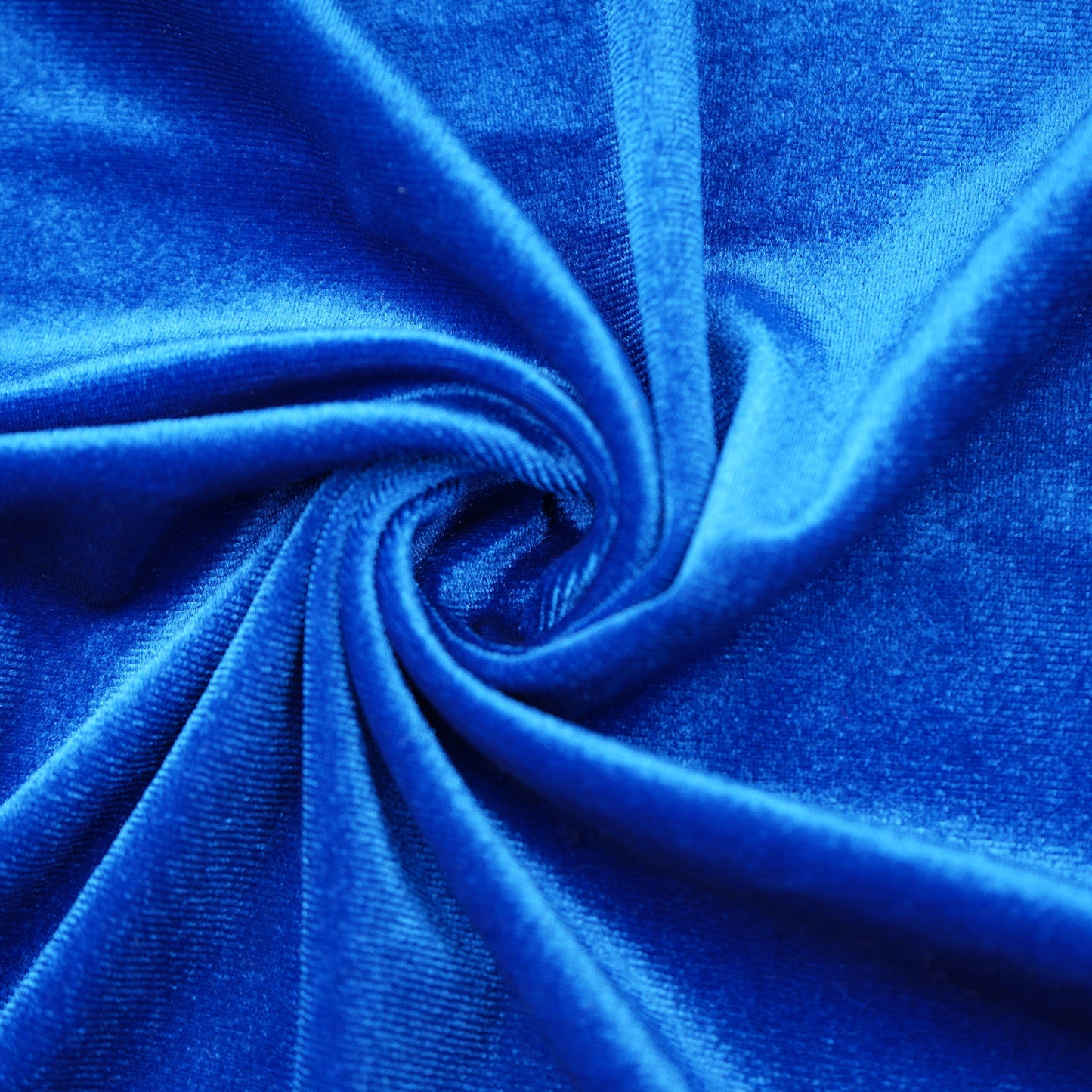 Royal Blue Velvet Silk Fabric 20389