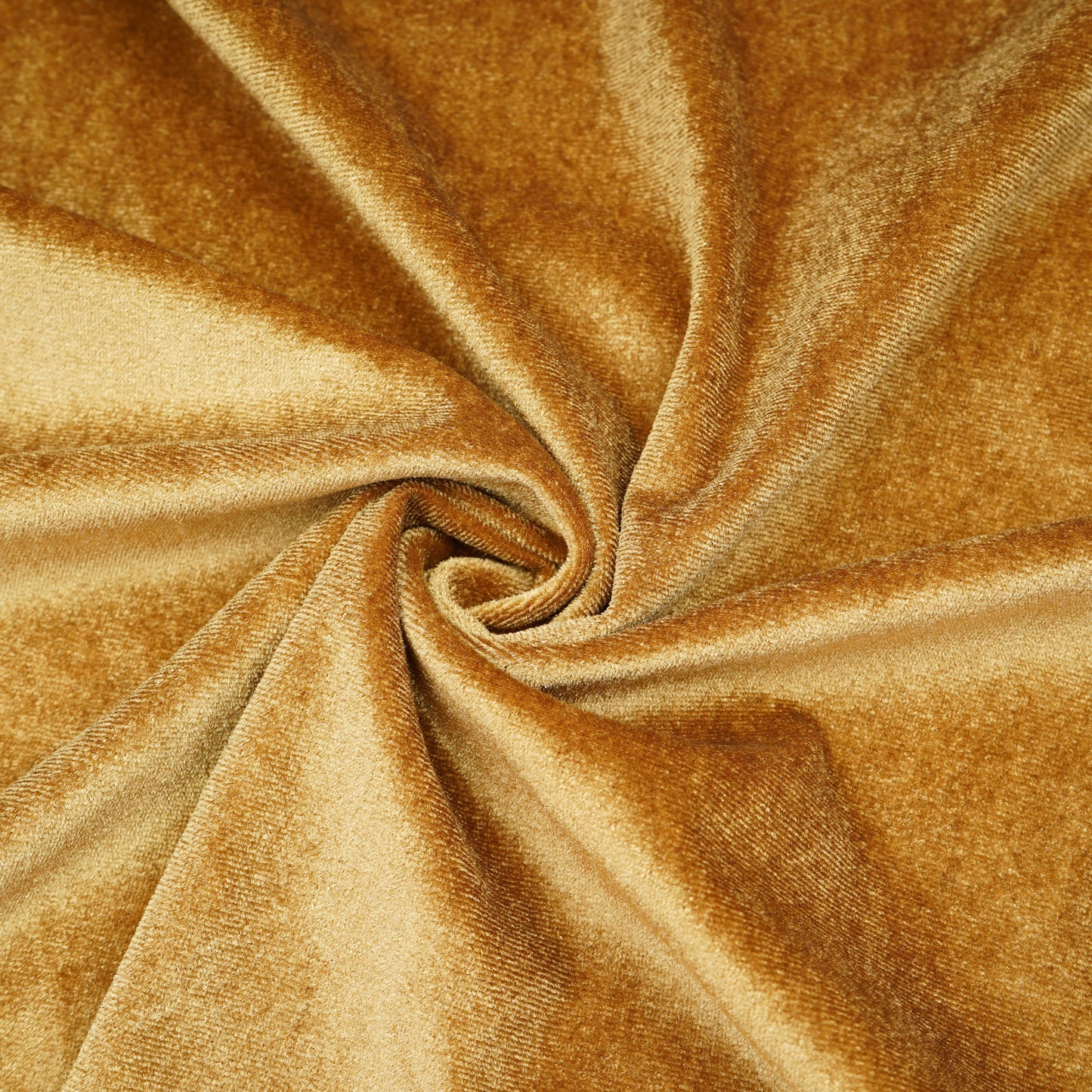 Brown Solid Velvet Silk Fabric 20393