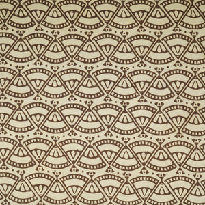 Cream Bagru Print Cotton Fabric NC-29654 - TradeUNO
