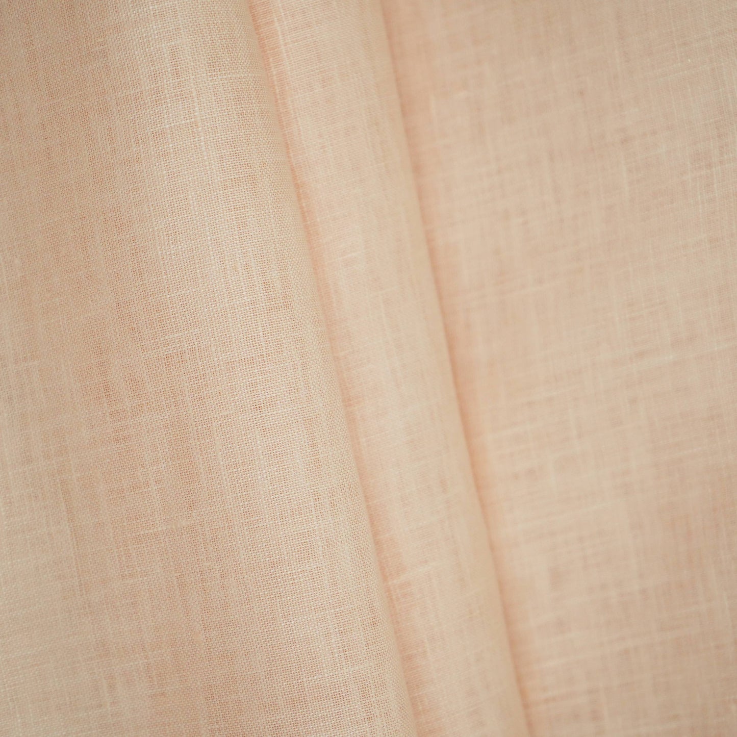 Peach Solid Pure Linen Fabric UT-31164