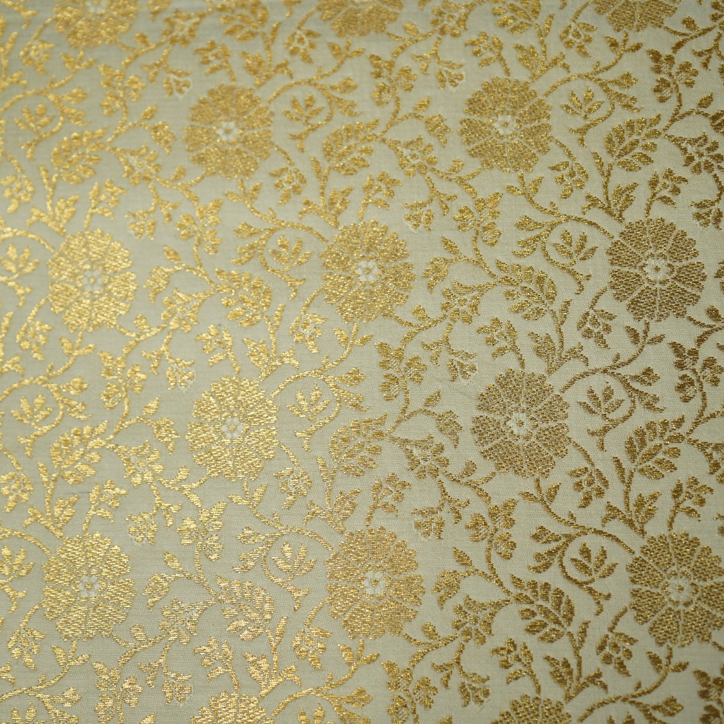 Beige Banarasi Brocade Fabric 22504