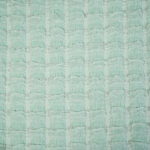 Mint Green Embossed Imported Knitted Lycra Fabric