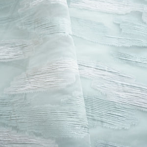 Pink With Silver Foil Organza Jacquard Fabric 9542