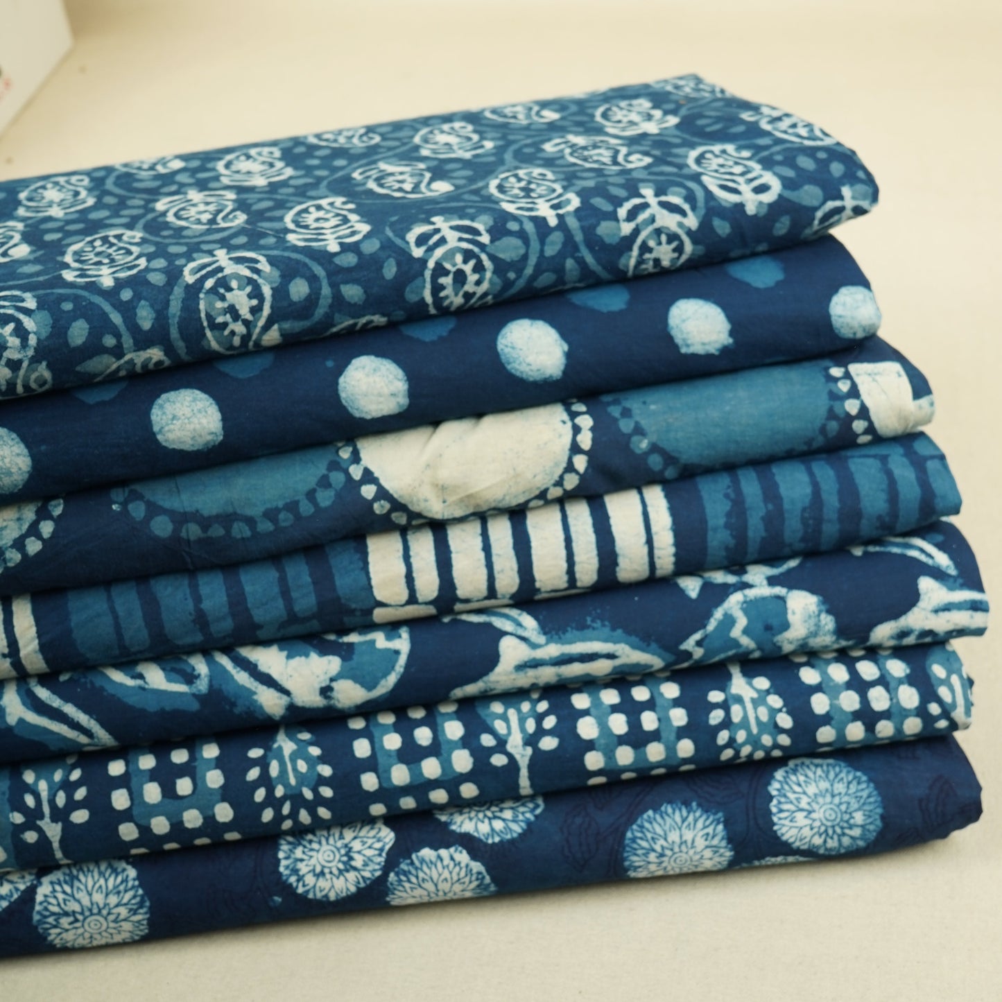 Indigo Batik Print Cotton Fabric CH-29769