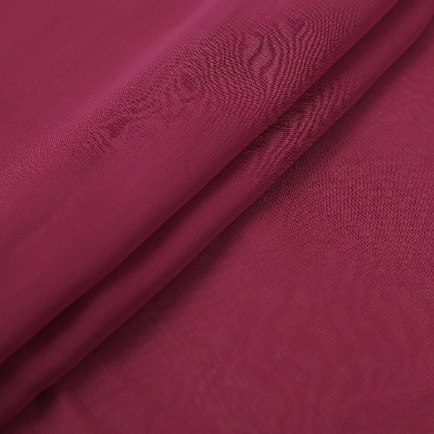 Rust Red Solid 60gm Georgette Fabric SSMG-11