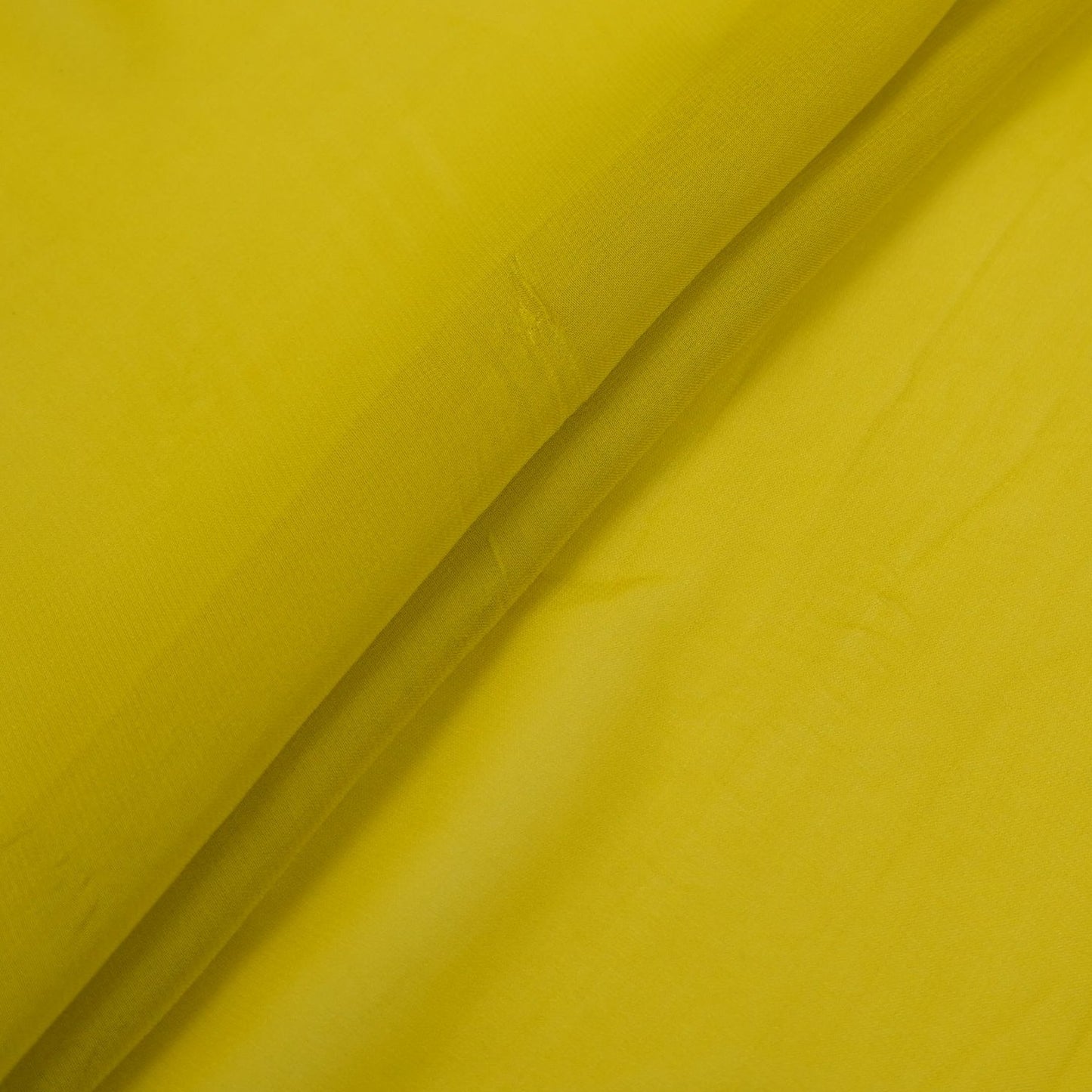 Lime Yellow Solid 60gm Georgette Fabric SSMG-24