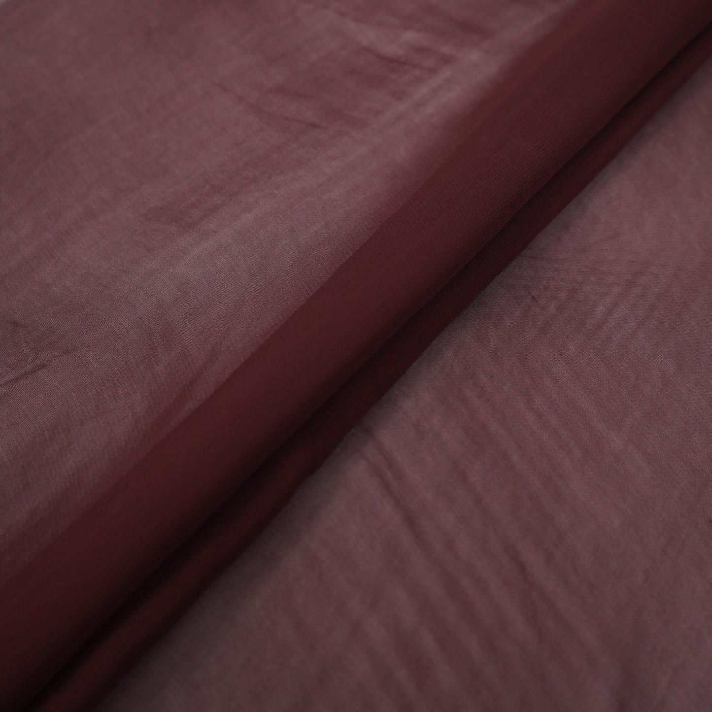 Dark Brown Solid 60gm Georgette Fabric SSMG-15
