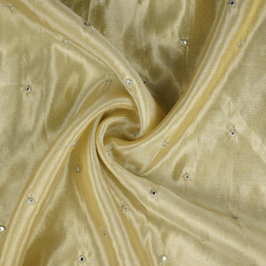 Golden Buti Mirror embroidery Tissue Fabric VFS-31693 - TradeUNO