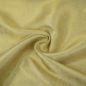 Golden floral jaal Tenchui Silk Fabric MTI-31647 - TradeUNO