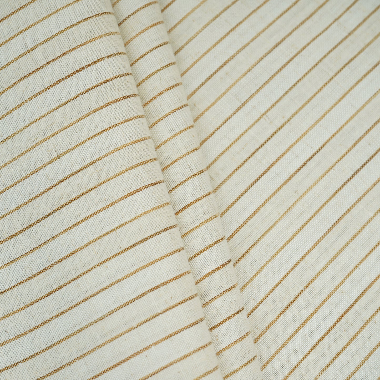 Brown & White RFD Linen Fabric RS-30245