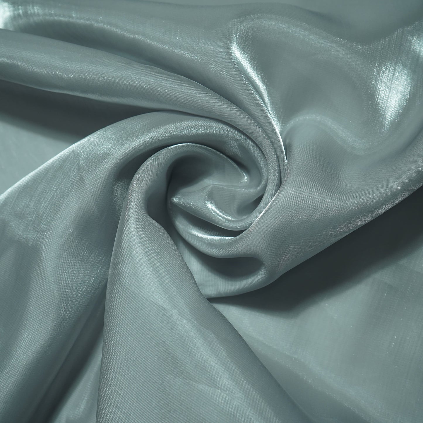 Grey Solid Jimmy Choo Organza Fabric 21952
