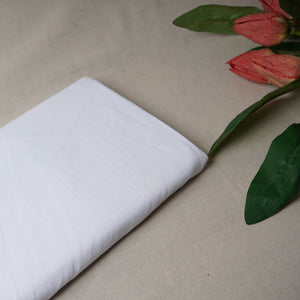White Solid Lycra Twill Fabric 8311