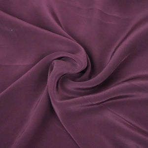 Deep Purple Solid Natural Crepe Fabric BSN-11 - TradeUNO