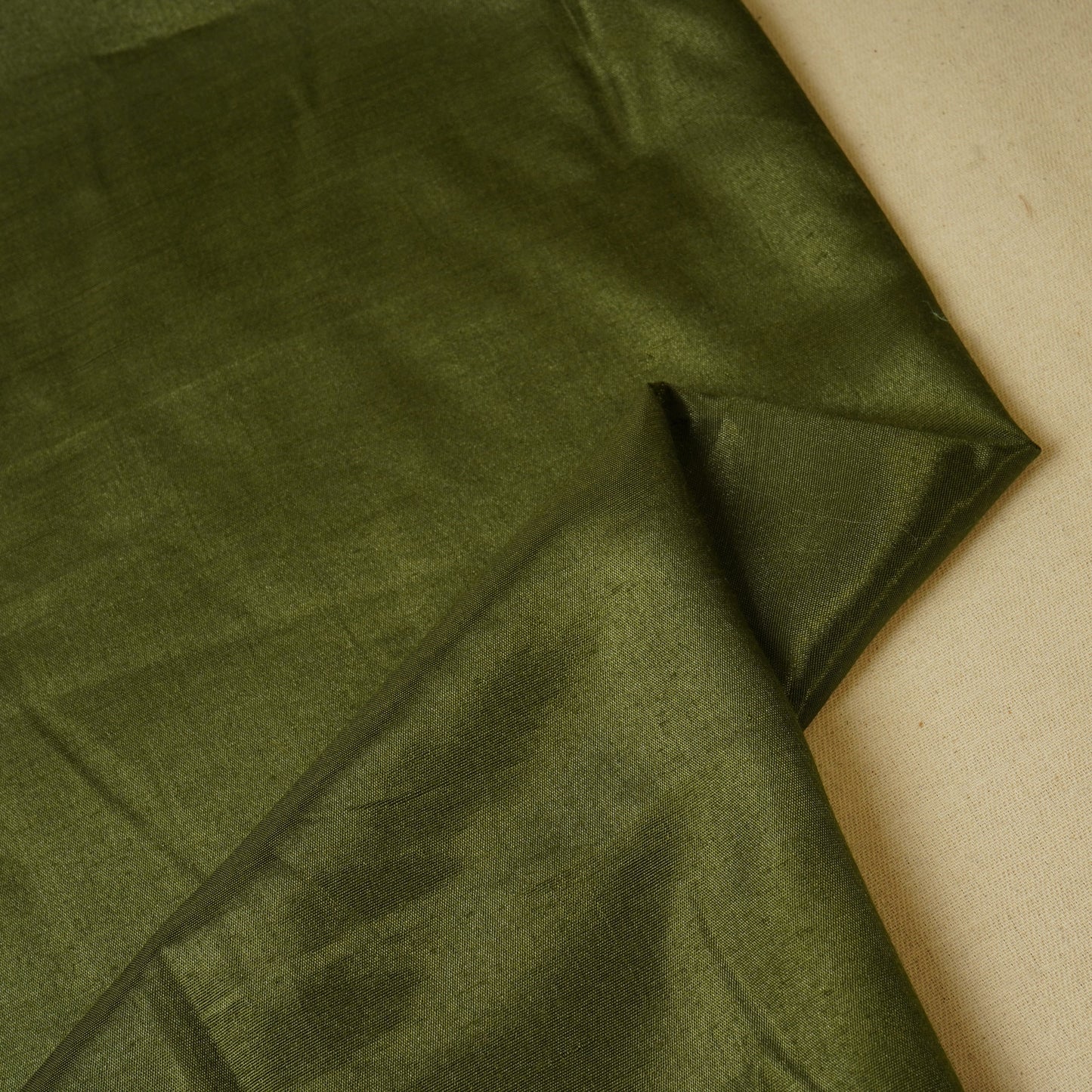 Olive Green Santoon Fabric 7086