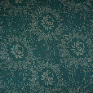 Dark Green Bandhani Print Cotton Fabric OG-30334 - TradeUNO