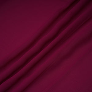 Tyrian Purple Solid Georgette Fabric 16569