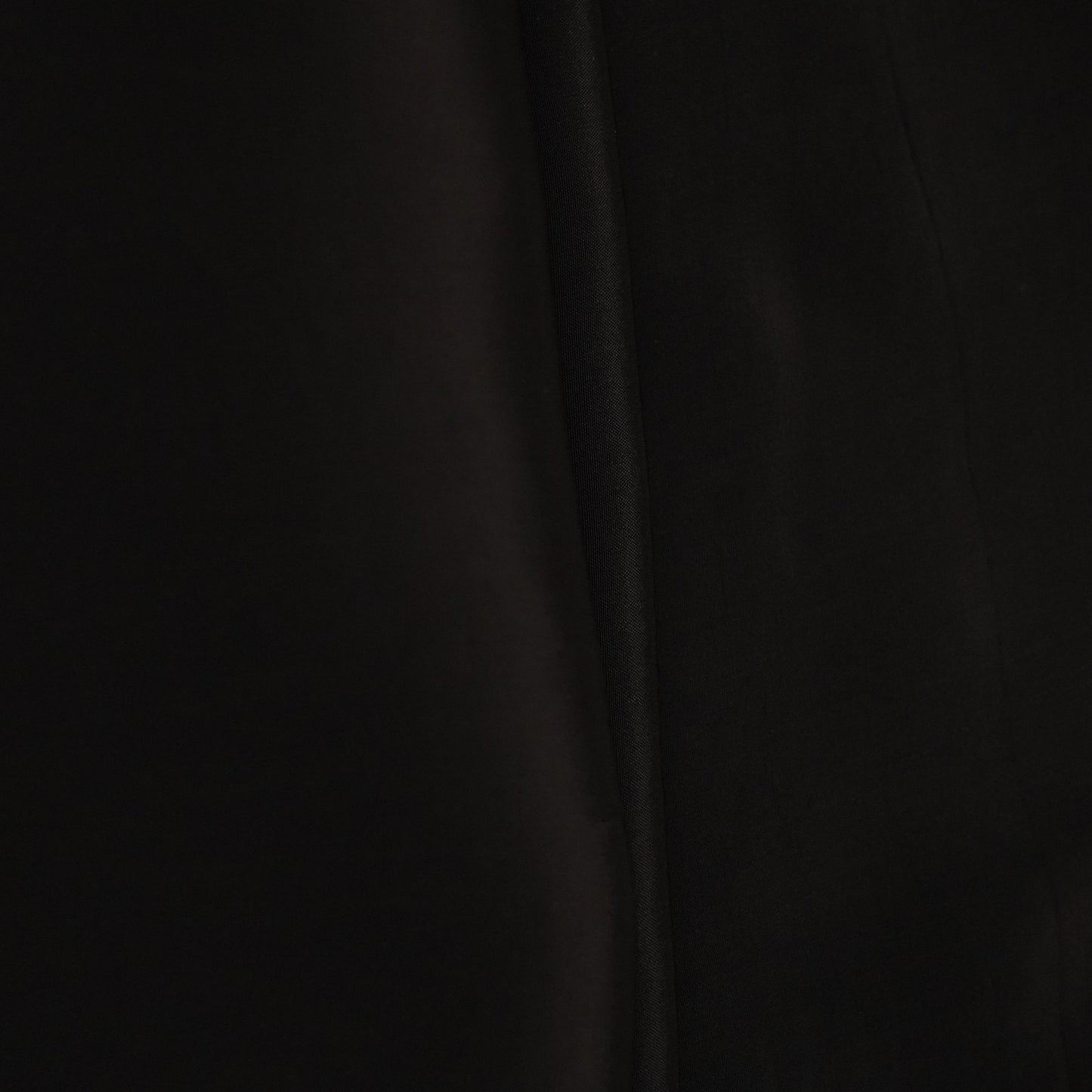 Black Solid Natural Crepe Fabric BSN-13
