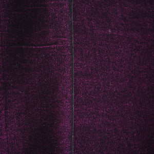 Wine Purple Solid Micro Velvet 9000 Fabric