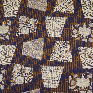 Blue & White Batik Print Cotton Fabric OG-30320 - TradeUNO