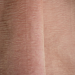 Pink Solid Shimmer Crushed Crushed Tissue Fabric