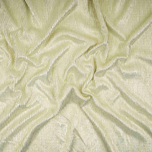 Sky Blue Foil Fabric with Golden Shimmer Crush LI-32273 - TradeUNO
