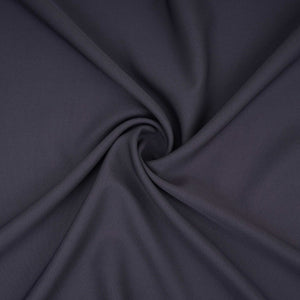 Graphite Grey Solid Banana Crepe Fabric LIB-06 - TradeUNO