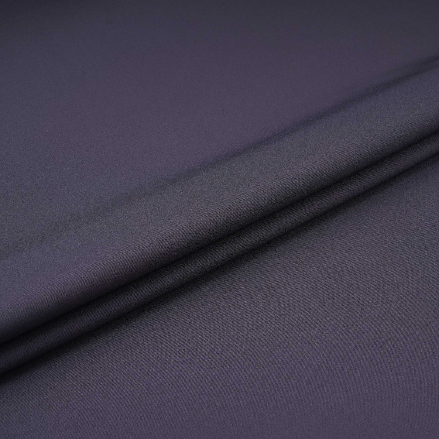 Graphite Grey Solid Banana Crepe Fabric LIB-06
