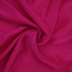 Magenta Pink Solid Chinon Fabric NFC-10 - TradeUNO