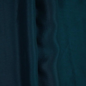 Turquoise Blue Solid Chinon Fabric NFC-17 - TradeUNO