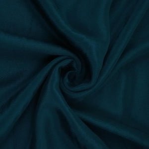 Turquoise Blue Solid Chinon Fabric NFC-17 - TradeUNO