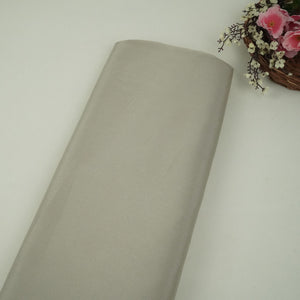 Grey Solid Chinon Fabric NFC-21 - TradeUNO