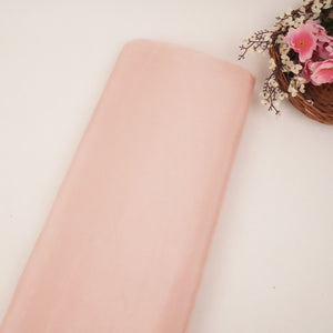Baby Pink Solid Chinon Fabric NFC-19 - TradeUNO