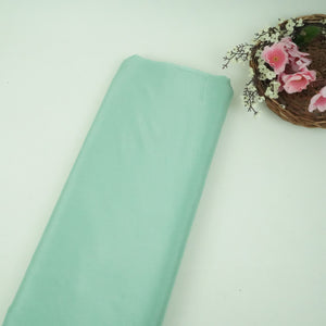 Mint Green Solid Chinon Fabric NFC-13 - TradeUNO