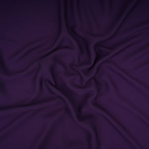 Purple Solid Double Georgette Fabric LID-13 - TradeUNO