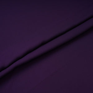 Purple Solid Double Georgette Fabric LID-13 - TradeUNO