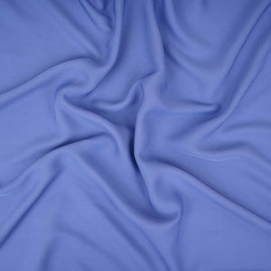 Blue Solid Double Georgette Fabric LID-16 - TradeUNO