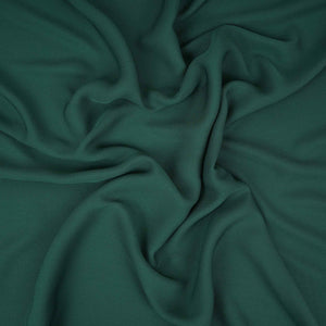 Dark Green Solid Double Georgette Fabric LID-03 - TradeUNO