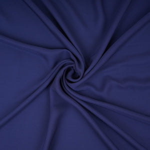 Navy Blue Solid Double Georgette Fabric LID-02 - TradeUNO