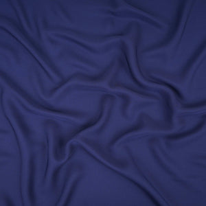 Navy Blue Solid Double Georgette Fabric LID-02 - TradeUNO